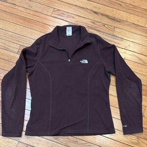 The North Face Women’s Dark Brown Zip-Up Fleece